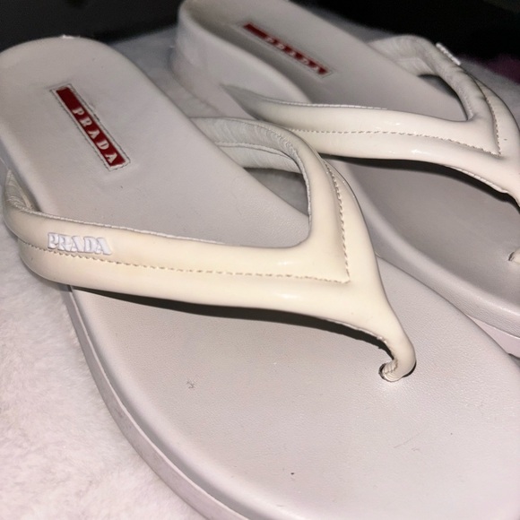 Authentic Prada Thong Sandals 🩴 size 37.5 - Picture 6 of 9